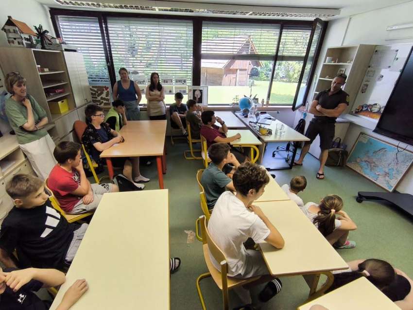 Obisk naravovarstvenega nadzornika Triglavskega narodnega parka v šoli
