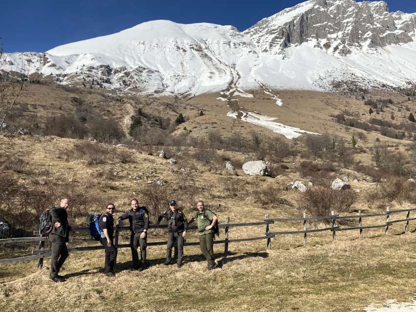 Naravovarstveni nadzorniki iz Posočja na izobraževalnem dnevu